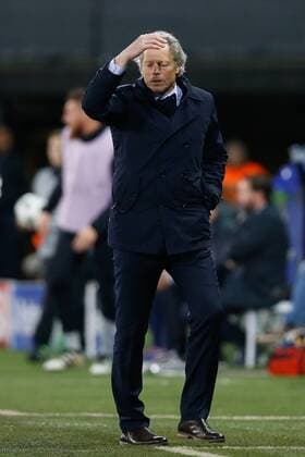 Club s head coach Michel Preud homme pictured during the third game of the group stage of the UEFA Champions League competition between Belgian first division soccer team Club Brugge KV and Portugese club FC Porto in Brugge, Tuesday 18 October 2016. BRUNOxFAHY  x04959854x