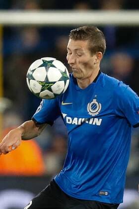 Club s Hans Vanaken pictured in action during the third game of the group stage of the UEFA Champions League competition between Belgian first division soccer team Club Brugge KV and Portugese club FC Porto in Brugge, Tuesday 18 October 2016. BRUNOxFAHY  x04959785x