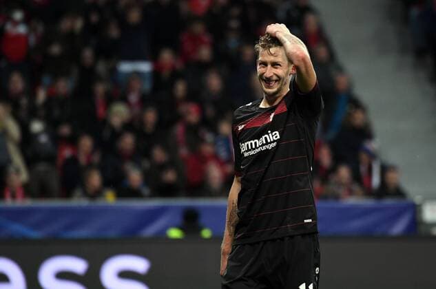 18.10.2016, xjhx, Fussball Champions League, Bayer 04 Leverkusen - Tottenham Hotspur, emspor , v.l. Stefan Kiessling Kießling (Bayer Leverkusen) enttaeuscht, enttaeuscht schauend, dissapointed Leverkusen