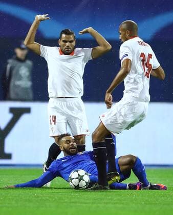 UEFA Champions League, GNK Dinamo - Sevilla 18.10.2016., Maksimir Stadium, Zagreb - UEFA Champions League, Group H, Round 3, GNK Dinamo - Sevilla FC. Soudani  SlavkoxMidzorPIXSELL