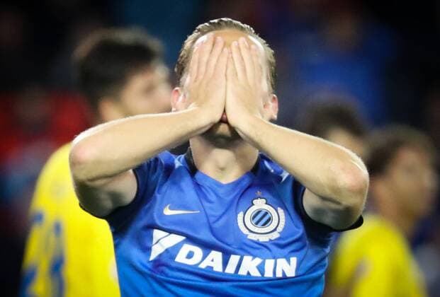Club s Rudy Ruud Vormer looks dejected during the third game of the group stage of the UEFA Champions League competition between Belgian first division soccer team Club Brugge KV and Portugese club FC Porto in Brugge, Tuesday 18 October 2016. VIRGINIExLEFOUR  x04960003x