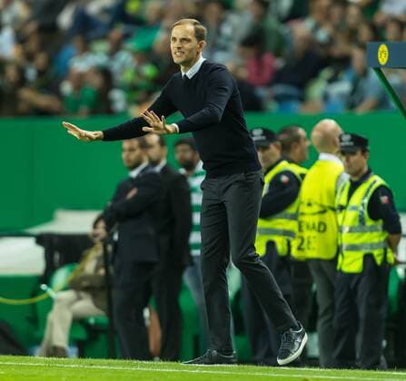 Lissabon, Portugal 18.10.2016, UEFA Champions League - 2016 17 Season, Group F - Matchday 3, Sporting Lissabon - BV Borussia Dortmund, Trainer Thomas Tuchel (BVB) ( DeFodi048