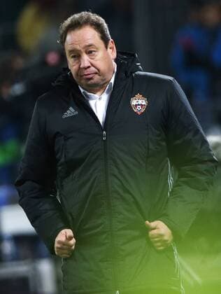 MOSCOW, RUSSIA - OCTOBER 18, 2016: CSKA Moscow s head coach Leonid Slutsky in their 2016 17 Season UEFA Champions League Group E Round 3 football match against AS Monaco at the Arena CSKA Stadium. Valery Sharifulin TASS  TS034DD3