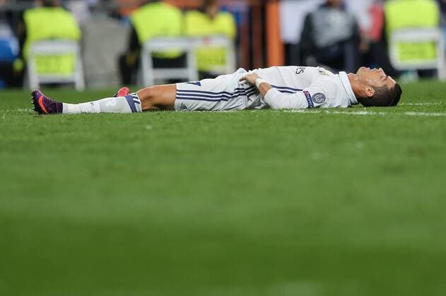 Real Madrid vs Legia Warsaw Champions League Group F match Real Madrid vs Legia Warsaw at the Santiago Bernabeu on 18 October, 2016 in Madrid, Spain. In the picture: Cristiano Ronaldo (Real)  EN_01229194_0039