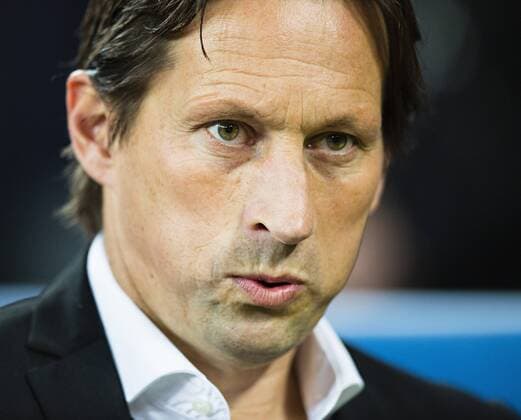 Leverkusen, 18.10.2016, BayArena Trainer Roger Schmidt (Bayer) Bayer Leverkusen - Tottenham mm
