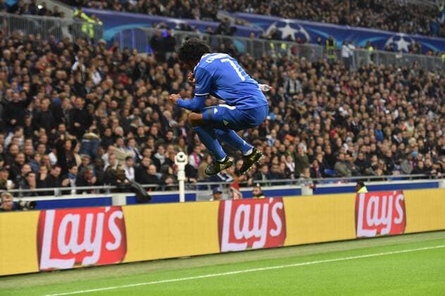 Juan Cuadrado (juventus) - Fussball, Champions League, Olympique Lyon vs. Juventus Turin - 18 10 2016 FredericChambert Panoramic 