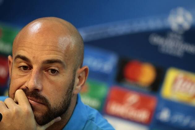 Jose Manuel Reina Napoli, Castel Volturno 18-10-2016 SSC Napoli vs. Besiktas Istanbul Football Calcio UEFA Champions League 2016 2017 Group B. SSC Napoli vs. Besiktas Istanbul cesarexpurini