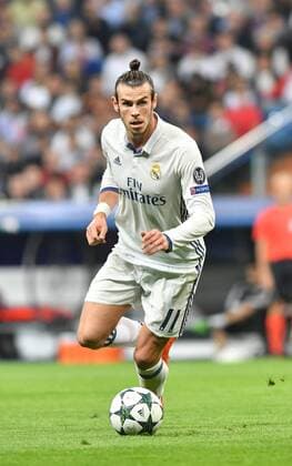 Gareth Bale (Real Madrid) in action during the UEFA Champions League match between Real Madrid and Legia Warszawa played at Estadio Santiago Bernabeu, Madrid  xJ.M.Colomox xx