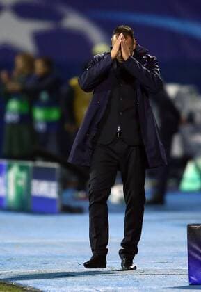 UEFA Champions League, GNK Dinamo - Sevilla 18.10.2016., Maksimir Stadium, Zagreb - UEFA Champions League, Group H, Round 3, GNK Dinamo - Sevilla FC. Ivajlo Petev.  SlavkoxMidzorPIXSELL