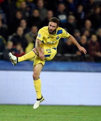 Miguel Layún of FC Porto scored Club Brugge v FC Porto - UEFA Champions League PhotoNews 