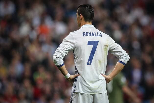Real Madrid vs Legia Warsaw Champions League Group F match Real Madrid vs Legia Warsaw at the Santiago Bernabeu on 18 October, 2016 in Madrid, Spain. In the picture: Cristiano Ronaldo (Real)  EN_01229194_0090