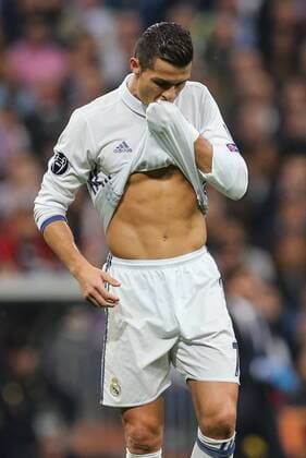 Real Madrid vs Legia Warsaw Champions League Group F match Real Madrid vs Legia Warsaw at the Santiago Bernabeu on 18 October, 2016 in Madrid, Spain. In the picture: Cristiano Ronaldo (Real)  EN_01229194_0098