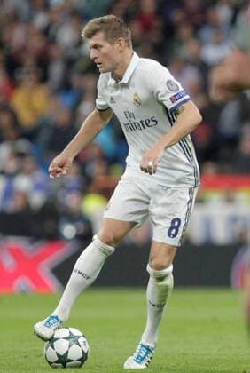 18.10.2016. Madrid, Spain. UEFA Champions League football. Real Madrid versus Legia Warsaw. Tony Kroos (Real Madrid) in action xlaurent.lairysx  ActionPlus11801497