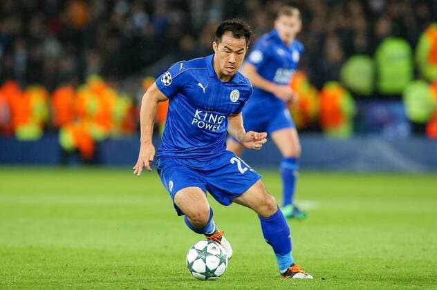 Shinji Okazaki (Leicester), OCTOBER 18, 2016 - Football Soccer : Shinji Okazaki of Leicester City during the UEFA Champions League Group Stage match between Leicester City and FC Copenhagen at King Power Stadium in Leicester, England. Noxthirdxpartyxsales  (mdga012207)