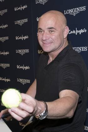 Tennis, Andre Agassi bei einem Longines Promotiontermin in Madrid October 18, 2016 - Madrid, Spain - Andre Agassi tennis player attends a promo act of the Longines brand in Madrid. Spain. October 18, 2016. Promo act of the Longines brand in Madrid  - ZUMAn230 20161018_zaa_n230_230