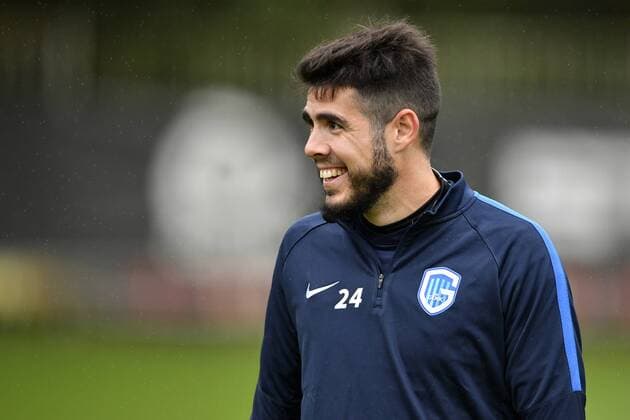 Genk s Alejandro Pozuelo pictured during a training of Belgian soccer team RC Genk, Wednesday 19 October 2016, in Genk. Tomorrow Genk is playing the third game of the group stage of the Europa League competition against Portuguese team Athletic Bilbao. YORICKxJANSENS  x04960168x