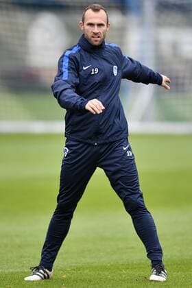 Genk s Thomas Buffel pictured during a training of Belgian soccer team RC Genk, Wednesday 19 October 2016, in Genk. Tomorrow Genk is playing the third game of the group stage of the Europa League competition against Portuguese team Athletic Bilbao. YORICKxJANSENS  x04960165x