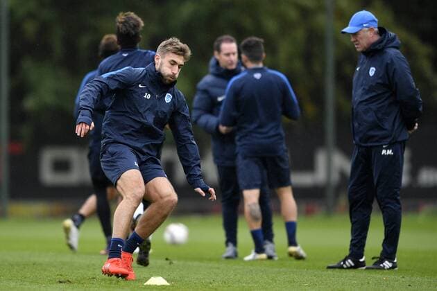 Genk s Tino-Sven Susic pictured during a training of Belgian soccer team RC Genk, Wednesday 19 October 2016, in Genk. Tomorrow Genk is playing the third game of the group stage of the Europa League competition against Portuguese team Athletic Bilbao. YORICKxJANSENS  x04960167x