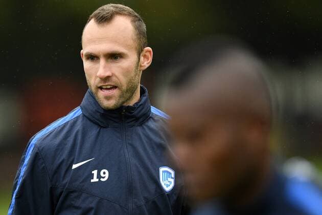 Genk s Thomas Buffel pictured during a training of Belgian soccer team RC Genk, Wednesday 19 October 2016, in Genk. Tomorrow Genk is playing the third game of the group stage of the Europa League competition against Portuguese team Athletic Bilbao. YORICKxJANSENS  x04960162x