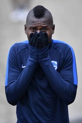 Genk s Mwbana Ally Samatta pictured before the start of a training of Belgian soccer team RC Genk, Wednesday 19 October 2016, in Genk. Tomorrow Genk is playing the third game of the group stage of the Europa League competition against Portuguese team Athletic Bilbao. YORICKxJANSENS  x04960188x