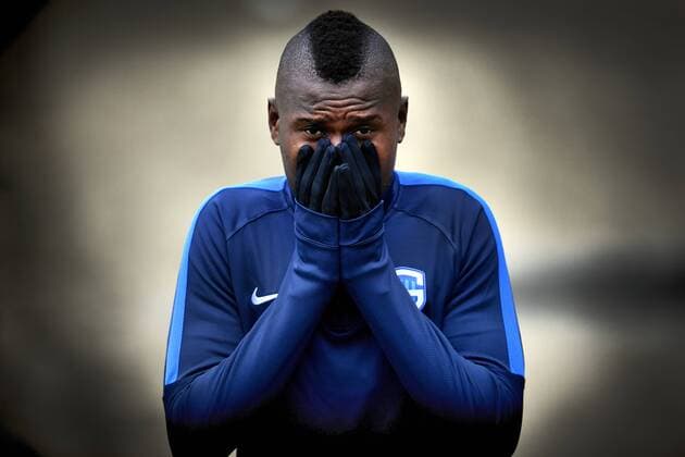 Genk s Mwbana Ally Samatta pictured before the start of a training of Belgian soccer team RC Genk, Wednesday 19 October 2016, in Genk. Tomorrow Genk is playing the third game of the group stage of the Europa League competition against Portuguese team Athletic Bilbao. YORICKxJANSENS  x04960200x
