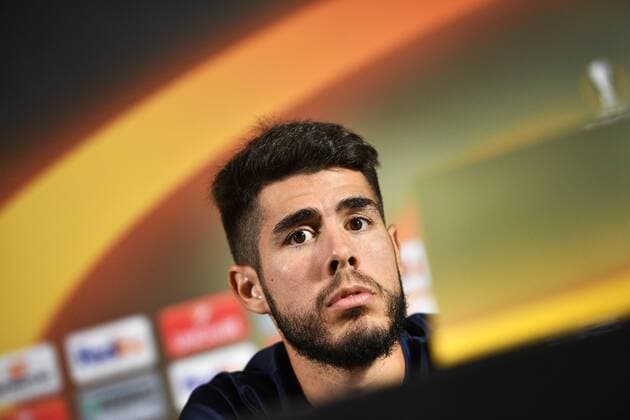 Genk s Alejandro Pozuelo pictured during a press conference PK Pressekonferenz of Belgian soccer team RC Genk, Wednesday 19 October 2016, in Genk. Tomorrow Genk is playing the third game of the group stage of the Europa League competition against Portuguese team Athletic Bilbao. YORICKxJANSENS  x04960372x