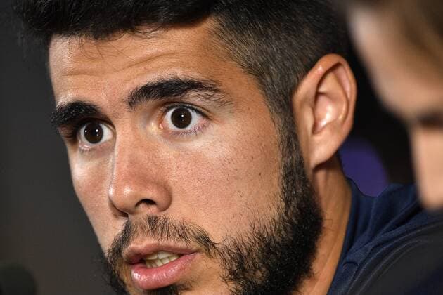 Genk s Alejandro Pozuelo pictured during a press conference PK Pressekonferenz of Belgian soccer team RC Genk, Wednesday 19 October 2016, in Genk. Tomorrow Genk is playing the third game of the group stage of the Europa League competition against Portuguese team Athletic Bilbao. YORICKxJANSENS  x04960366x