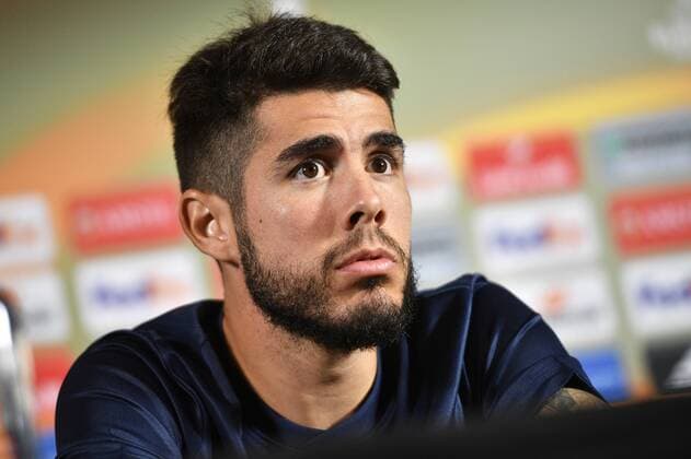 Genk s Alejandro Pozuelo pictured during a press conference PK Pressekonferenz of Belgian soccer team RC Genk, Wednesday 19 October 2016, in Genk. Tomorrow Genk is playing the third game of the group stage of the Europa League competition against Portuguese team Athletic Bilbao. YORICKxJANSENS  x04960367x