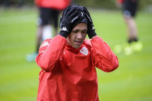 Standard s Junior Edmilson pictured during a training of Belgian soccer team Standard de Liege, Wednesday 19 October 2016, in Liege. Tomorrow Standard is playing the third game of the group stage of the Europa League competition against Greek team Panathinaikos. NICOLASxLAMBERT  x04960725x