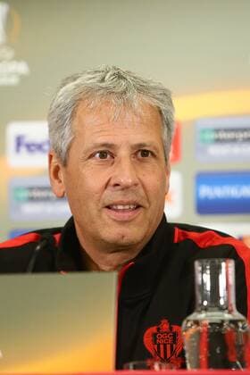 SOCCER - EL, RBS vs Nice, preview SALZBURG,AUSTRIA,19.OCT.16 - SOCCER - UEFA Europa League, group stage, Red Bull Salzburg vs OGC Nice, preview, press conference PK Pressekonferenz Nice. Image shows head coach Lucien Favre (Nice). GEPAxpictures xFelixxRoittner