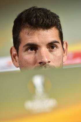 Athletic s goalkeeper Iago Herrerin pictured during a press conference PK Pressekonferenz of Portuguese soccer team Athletic Bilbao, Wednesday 19 October 2016, in Genk. Tomorrow Bilbao is playing the third game of the group stage of the Europa League competition against Belgian soccer team RC Genk. YORICKxJANSENS  x04960786x