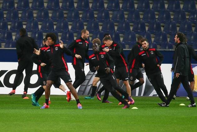SOCCER - EL, RBS vs Nice, preview SALZBURG,AUSTRIA,19.OCT.16 - SOCCER - UEFA Europa League, group stage, Red Bull Salzburg vs OGC Nice, preview, final training Nice. Image shows Dante (Nice). GEPAxpictures xFelixxRoittner