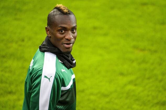 Standard s former player Paul-Jose Mpoku Ebunge pictured during a training of Greek soccer team Panathinaikos, Wednesday 19 October 2016, in Liege. Tomorrow Panathinaikos is playing the third game of the group stage of the Europa League competition against Belgian soccer team Standard de Liege. NICOLASxLAMBERT  x04960894x