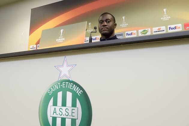 Henri Saivet (saint etienne) - Fussball, Europa League, Pressekonferenz AS Saint Etienne - 19 10 2016 FredericChambert Panoramic 