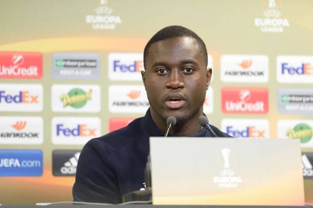 Henri Saivet (saint etienne) - Fussball, Europa League, Pressekonferenz AS Saint Etienne - 19 10 2016 FredericChambert Panoramic 