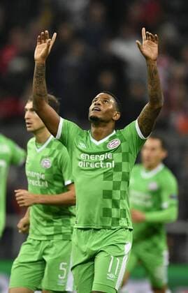 TOR zum 2: 1 durch Luciano Narsingh PSV Eindhoven Torjubel Champions League CL Gruppenphase FC Bayern München FCB vs PSV Eindhoven 19.10.2016