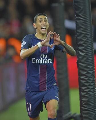 Fußball, CL, Paris St. Germain - FC Basel Di maria Angel - Fussball, Champions League, Paris Saint Germain PSG vs. FC Basel MOA Panoramic 