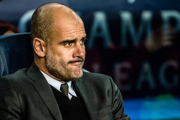 October 19, 2016 - Barcelona, Catalonia, Spain - Manchester City head coach PEP GUARDIOLA looks on prior to the Champions League match between FC Barcelona Barca and Manchester City at the Camp Nou stadium in Barcelona FC Barcelona v Manchester City - Champions League - ZUMAo105 20161019_zap_o105_007