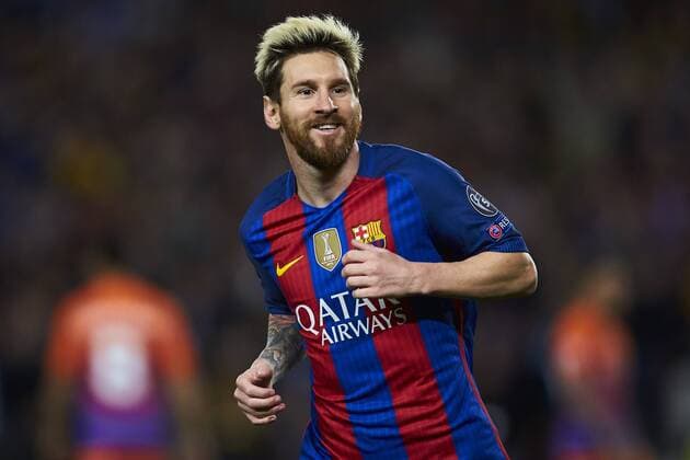 19.10.2016, xslx, Fussball UEFA Champions League, FC Barcelona Barca - FC Manchester City, emspor, v.l. Lionel Messi (FC Barcelona) Jubelt nach dem Tor zum 2-0 Barcelona