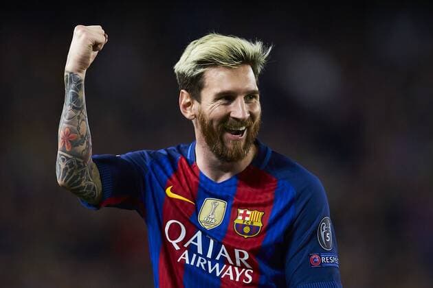 Bilder des Tages - SPORT 19.10.2016, xslx, Fussball UEFA Champions League, FC Barcelona Barca - FC Manchester City, emspor, v.l. Lionel Messi (FC Barcelona) Jubelt nach dem Tor zum 2-0 Barcelona