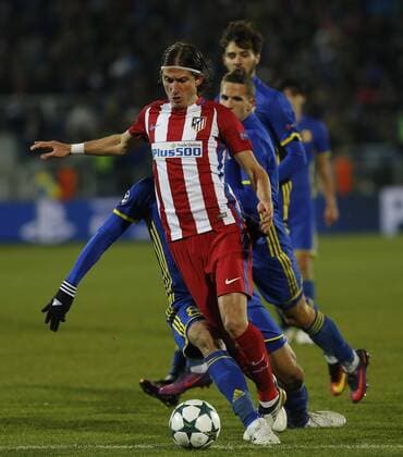 Fußball, CL, FK Rostow - Atletico Madrid Filipe Luis. Champions League match between FK Rostov and Atletico Madrid. In this picture, Filipe Luis. xPABLOxGARCIAx 