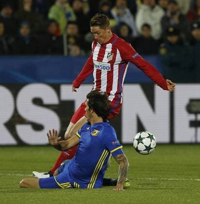 Fußball, CL, FK Rostow - Atletico Madrid Fernando Torres. Champions League match between FK Rostov and Atletico Madrid. In this picture, Fernando Torres. xPabloxGarciax 