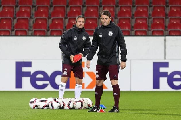 DAVID SESA, RENE WEILER TRAINING RSC ANDERLECHT MAINZ 