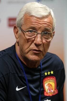 --FILE--Head coach Marcello Lippi of China s Guangzhou Evergrande attends a press conference PK Pressekonferenz for their 24th round match during the 2014 Chinese Football Association Super League in Shanghai, China, 12 September 2014. Former World Cup-winning coach Marcello Lippi is being tipped to take over as coach of China to replace Gao Hongbo, reports said Wednesday (19 October 2016). Lippi, coach of China, ran the headline on the front page of Italy s second most popular sports daily Corriere dello It claimed the Italian maestro was inclined to accept the offer and added: In the coming days, the former Italy coach will travel to Beijing to pore over the details of the Chinese football association s offer. Report claims Lippi to coach China national team Nationalteam  20140912_64321