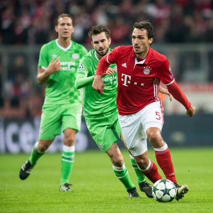 Mats Hummels (FC Bayern Muenchen 5) beim Championsleague Spiel zwischen Bayern Muenchen und dem PSV Eindhoven am 19.10.2016, Muenchen Copyright: xSchülerx xEibner-Pressefotox EP_jse