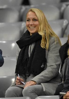 19.10.2016, Fussball Champions-League 2016 2017, Vorrunde 3.Spieltag, FC Bayern München - PSV Eindhoven, in der Allianzarena München. Bernadien Frau von Arjen Robben (FC Bayern München) 