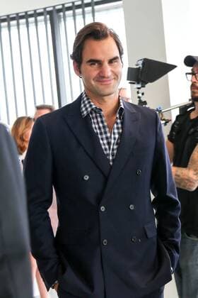 Roger Federer (35), der Tennisspieler bei der Einweihung der Movistar The Rafael Nadal Tennis Academy am 19.10.2016 in Mallorca, Spain The Rafa Nadal Academy by Movistar Tennis Academy Inauguration Ceremony auf Mallorca, 2016 