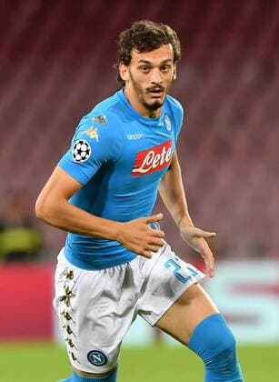 Fußball Champions League, SSC Neapel - Besiktas Istanbul - Manolo Gabbiadini 
