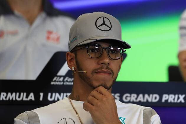 20.10.2016. Austin, Texas, UUSA. Formula 1 Grand prix of America. Drivers press conference PK Pressekonferenz and inspection day. Mercedes AMG Petronas - Lewis Hamilton xLeannexBoonx  ActionPlus11802186
