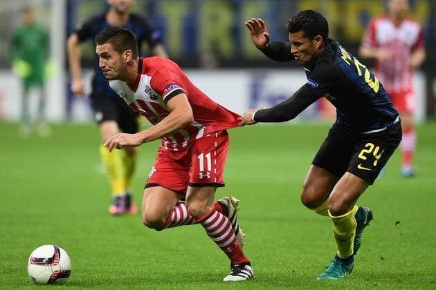 Mg Milano 20 10 2016 - Europa League Inter Mailand - FC Southampton Dusan Tadic-Jeison Murillo 